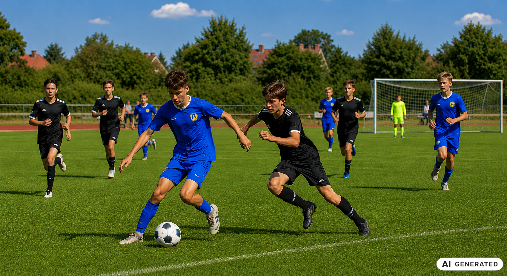 Menschen C Jugend Fußball AI