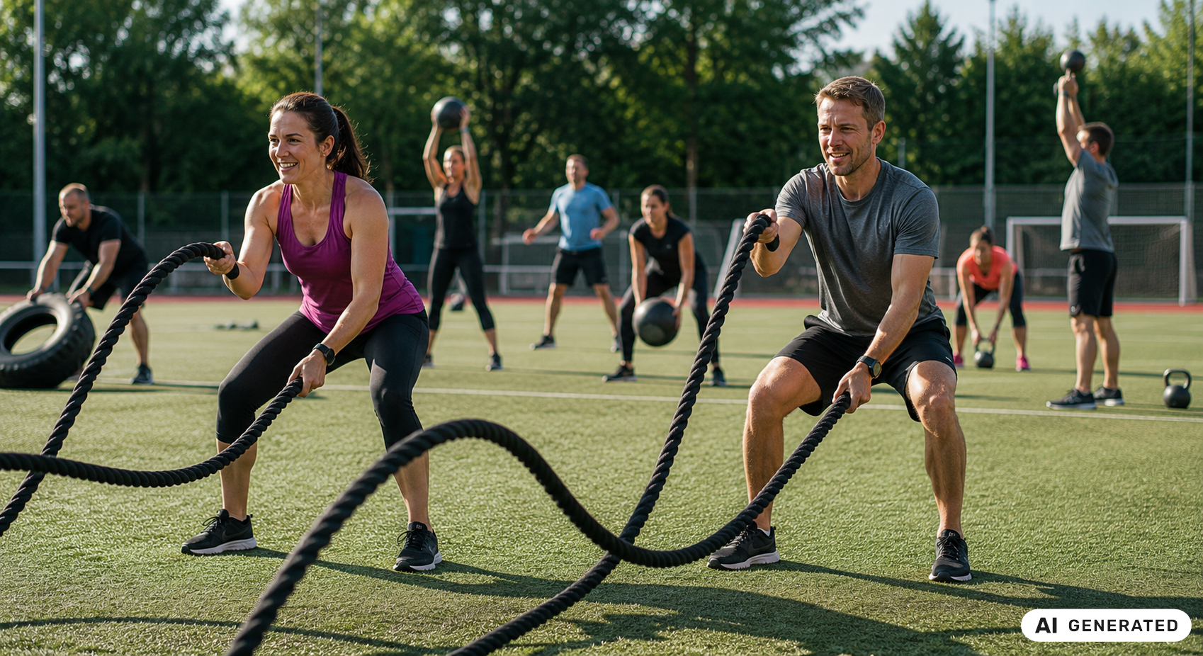 Menschen CrossFit AI