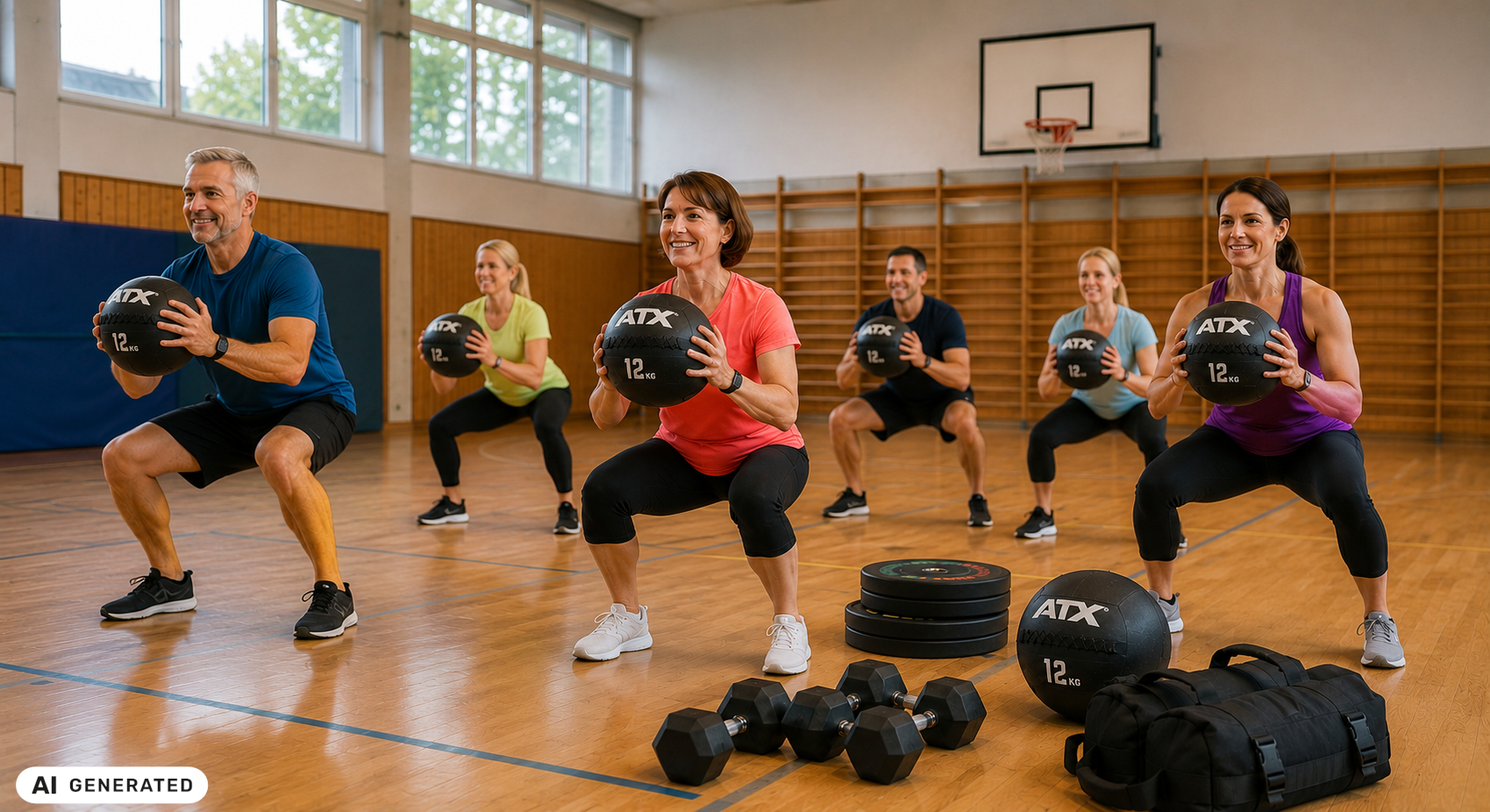 Menschen FitnessMix AI
