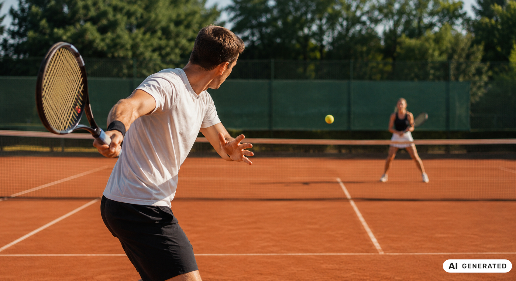 Menschen Tennis AI