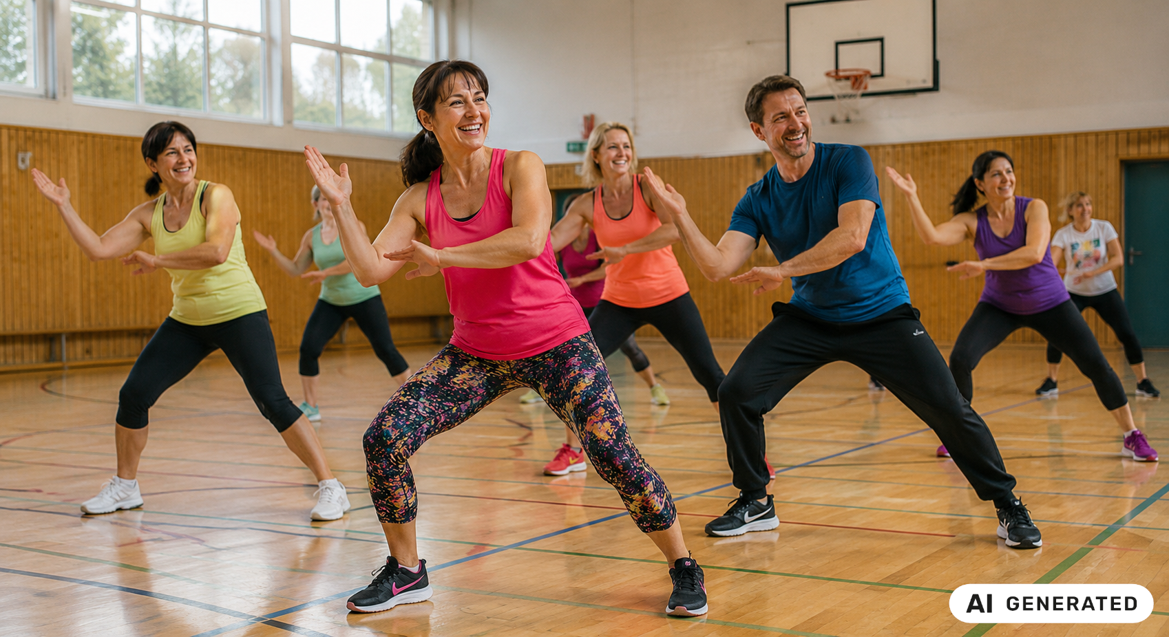 Menschen Zumba AI