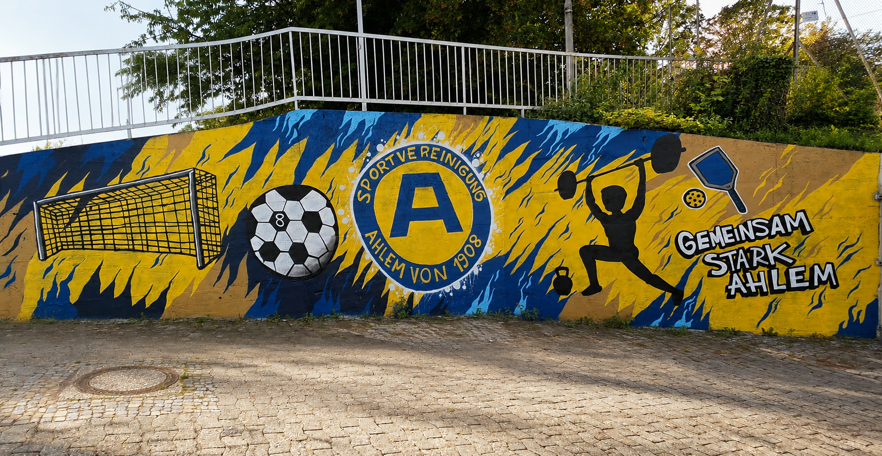 SV Ahlem Wand bearbeitet